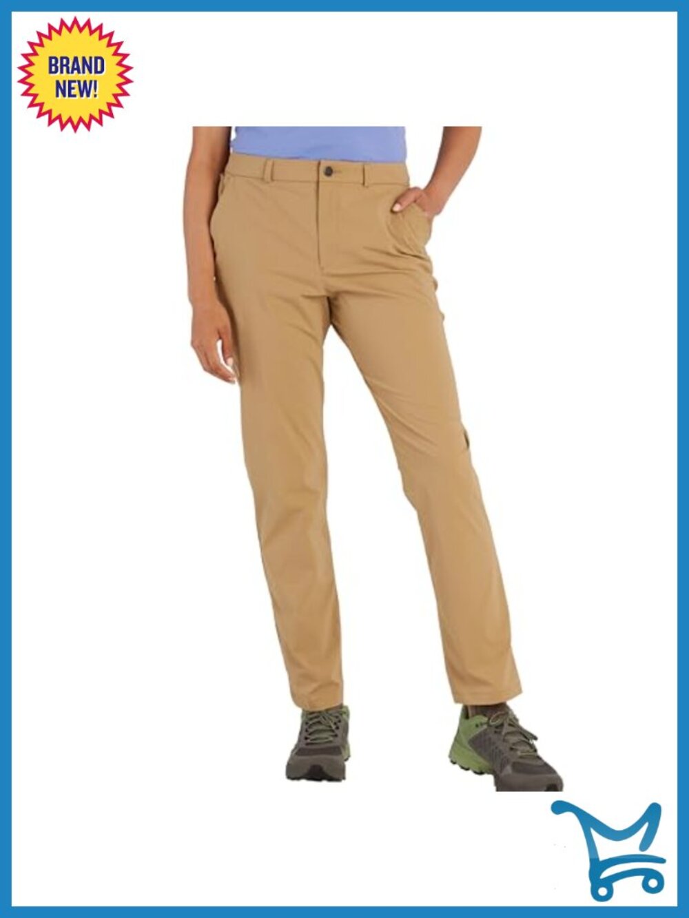Women's Hiking Pants Lightweight Stretch Recycled Nylon DWR Outdoor Climbing